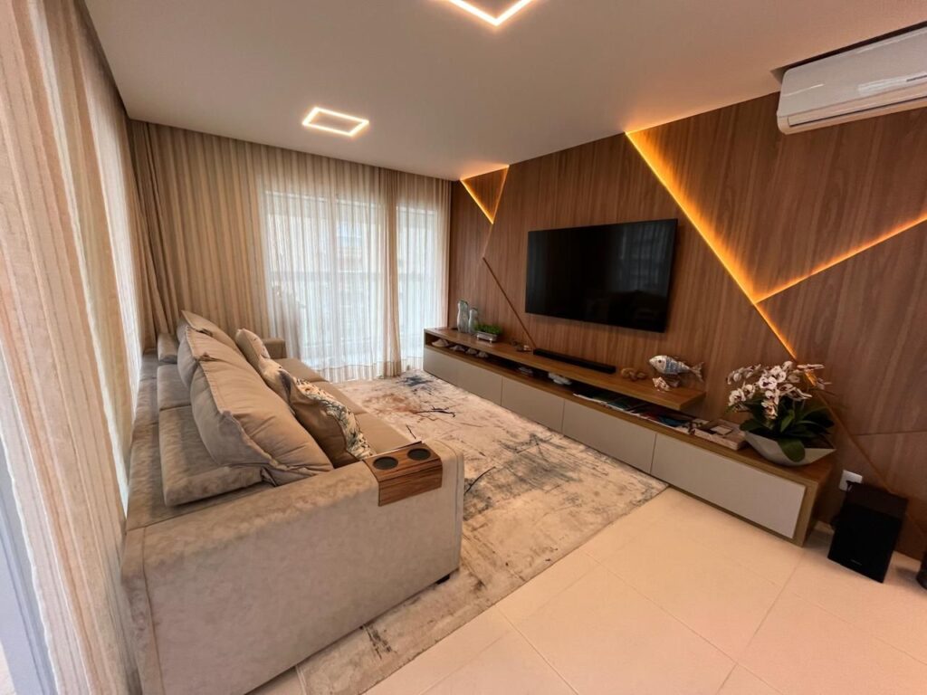 Apartamento com 3 dormitórios à venda, 137 m² por R$ 5.950.000,00 – Riviera Módulo 7 – Bertioga/SP