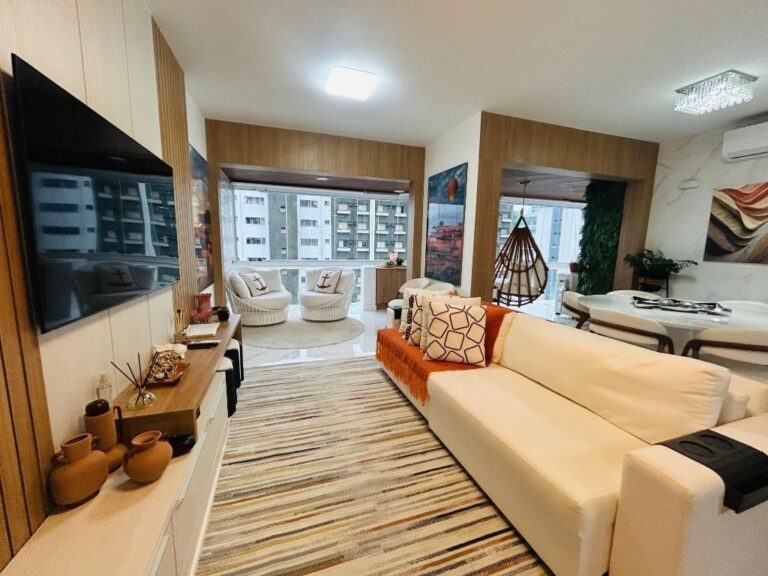 Apartamento com 3 dormitórios à venda, 117 m² por R$ 3.500.000,00 – Riviera Módulo 3 – Bertioga/SP