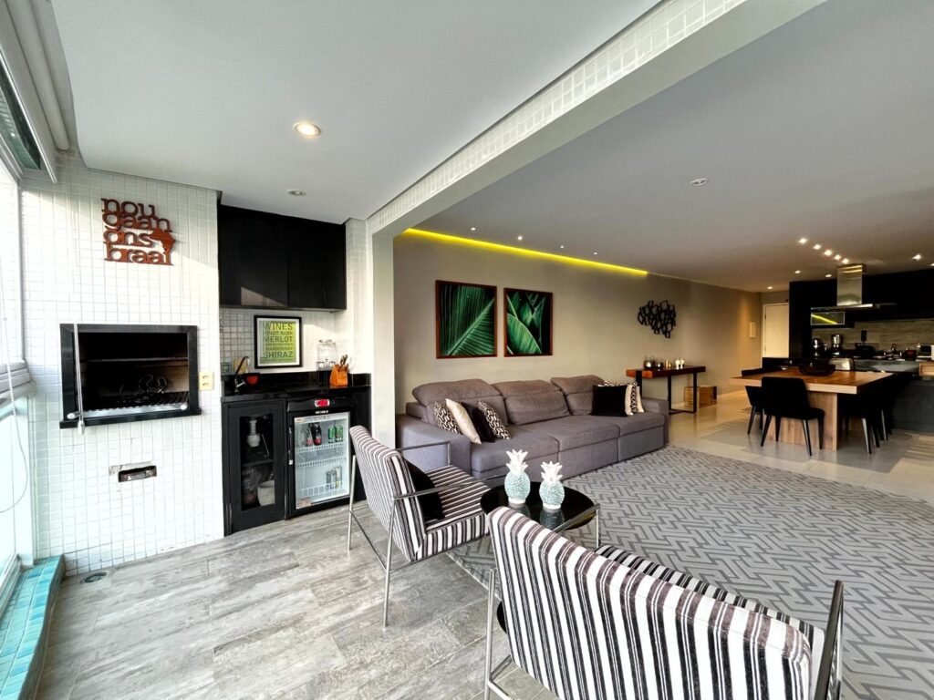 Apartamento com 3 dormitórios à venda, 132 m² por R$ 3.200.000,00 – Riviera Módulo 7 – Bertioga/SP