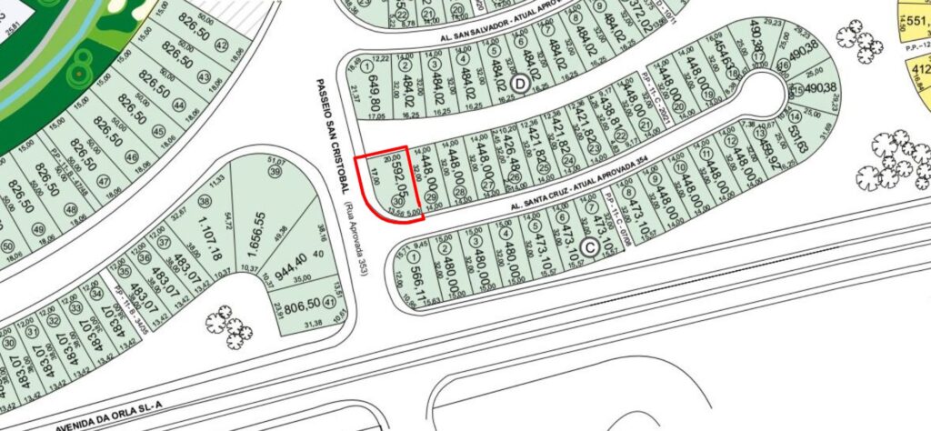 Terreno à venda, 592 m² por R$ 6.305.333,00 – Riviera Módulo 11 – Bertioga/SP