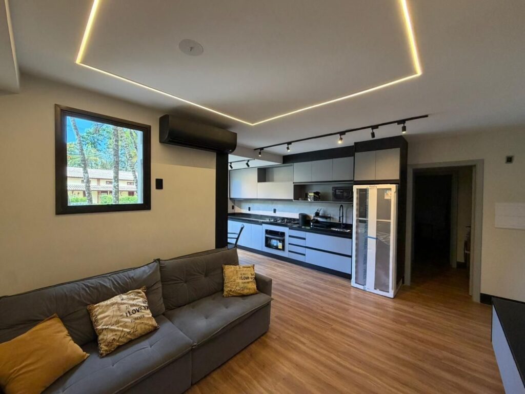 Village com 1 dormitório à venda, 48 m² por R$ 1.100.000,00 – Riviera Módulo 26 – Bertioga/SP